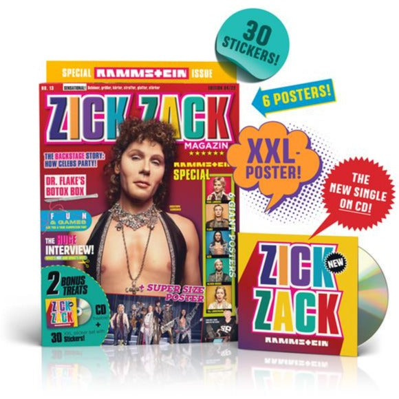 Zick Zack (Nachpressung) CD - (Single + Magazine)