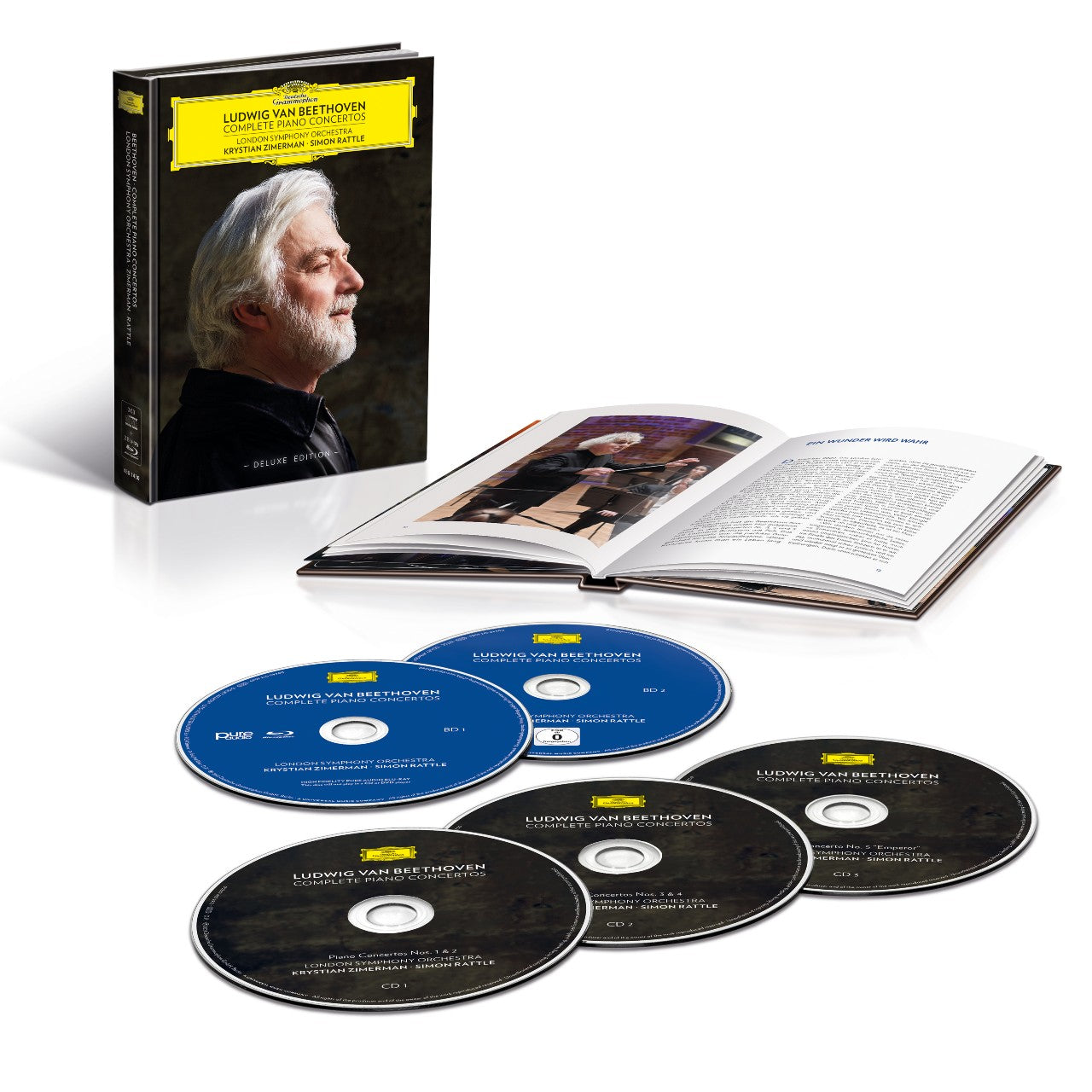 Beethoven: Complete Piano Concertos  - Box Set (Edición Deluxe 3CD + 2 Blu-ray)