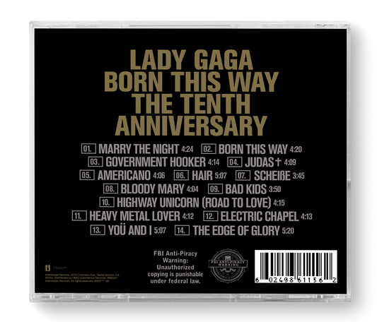 Born This Way The Tenth Anniversary - CD