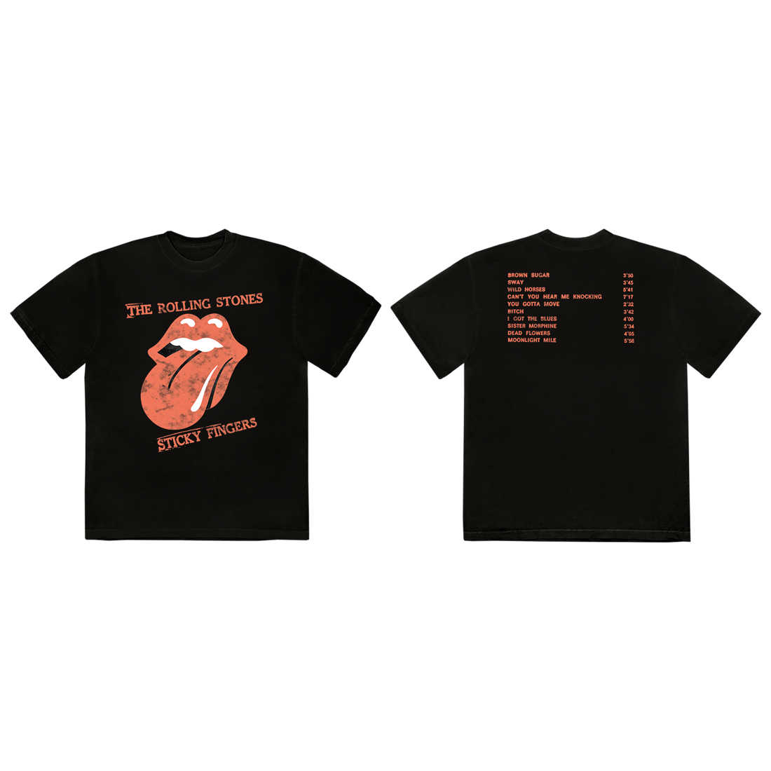Camiseta Sticky Fingers Tracklist