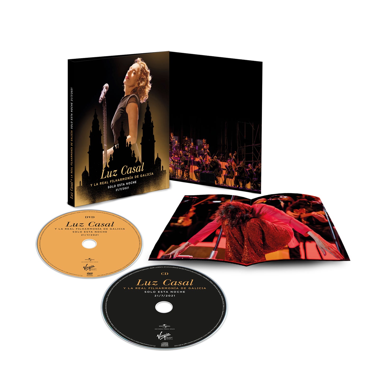 Luz Casal & La Real Filharmonía de Galicia Solo esta Noche 21-07-21 - CD + DVD