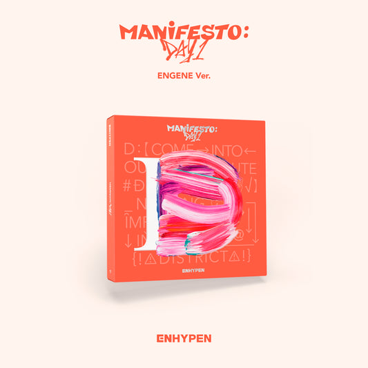 MANIFESTO : DAY 1 [D : ENGENE Ver.] - CD