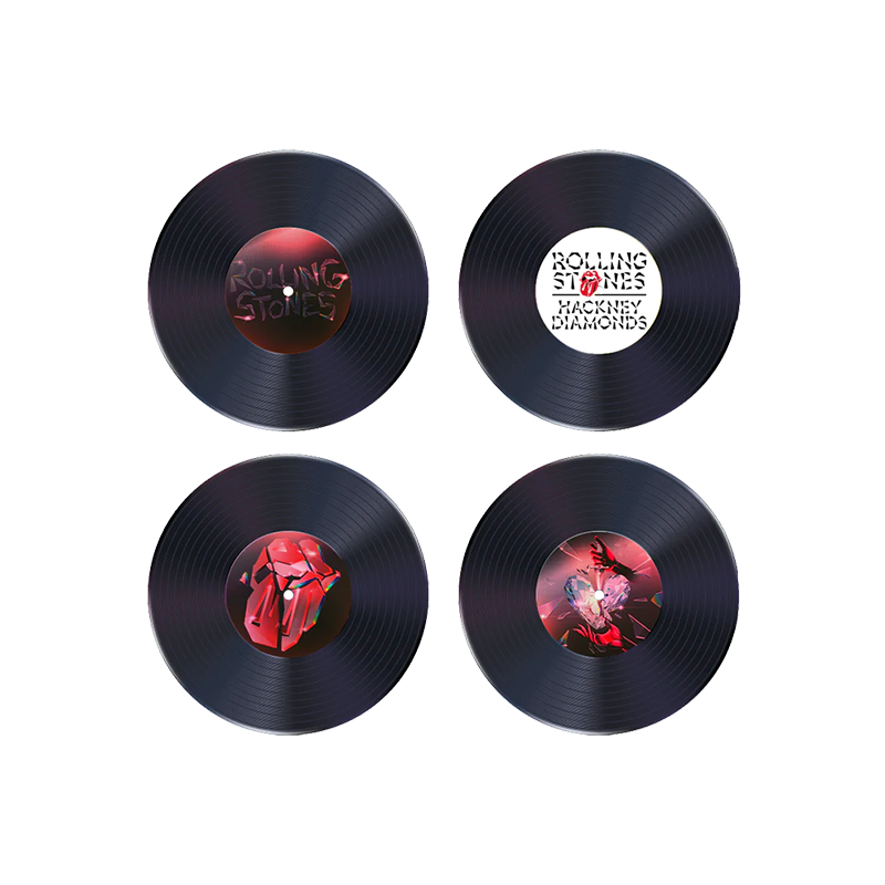 Hackney Diamonds Vinyl Coaster Set