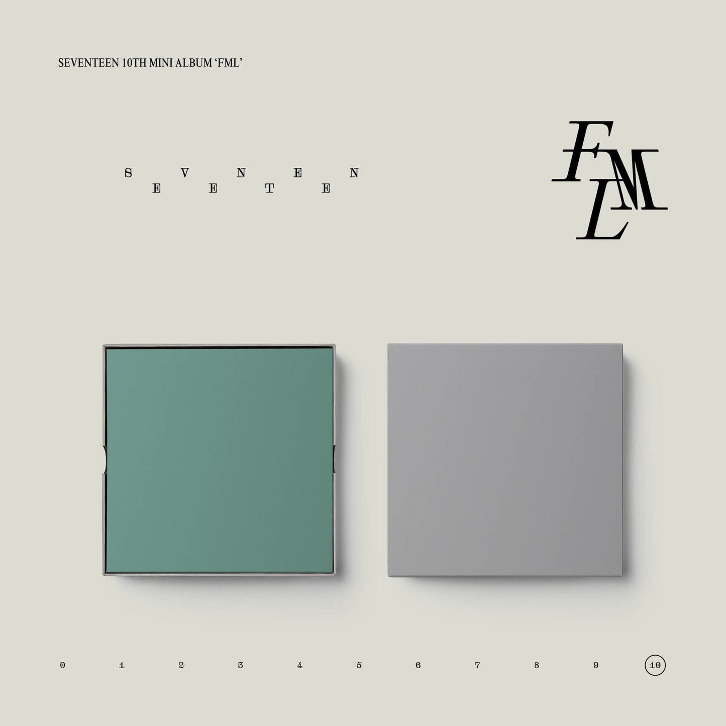 SEVENTEEN 10th Mini Album 'FML' (A Ver.) - CD