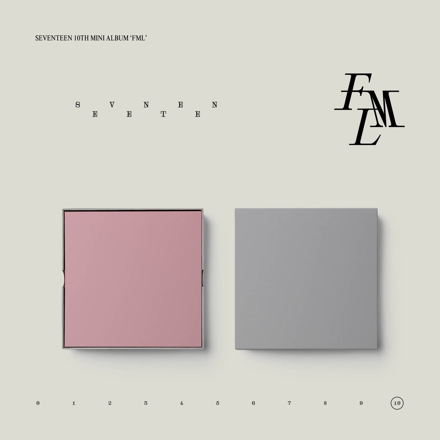 SEVENTEEN 10th Mini Album 'FML' (B Ver.) - CD