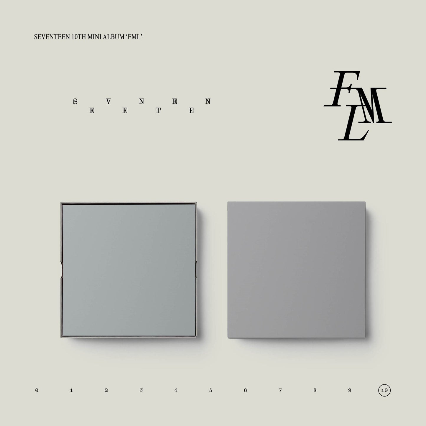 SEVENTEEN 10th Mini Album 'FML' (C Ver.) - CD