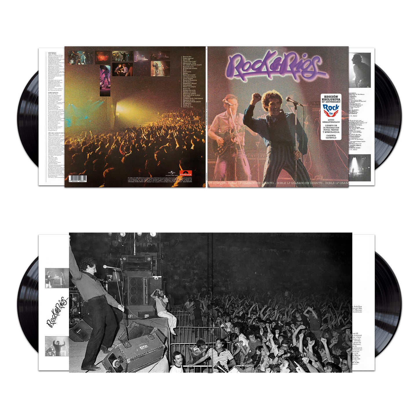 Rock & Ríos (40º Aniversario) Edición Rock FM - Vinilo 2LP