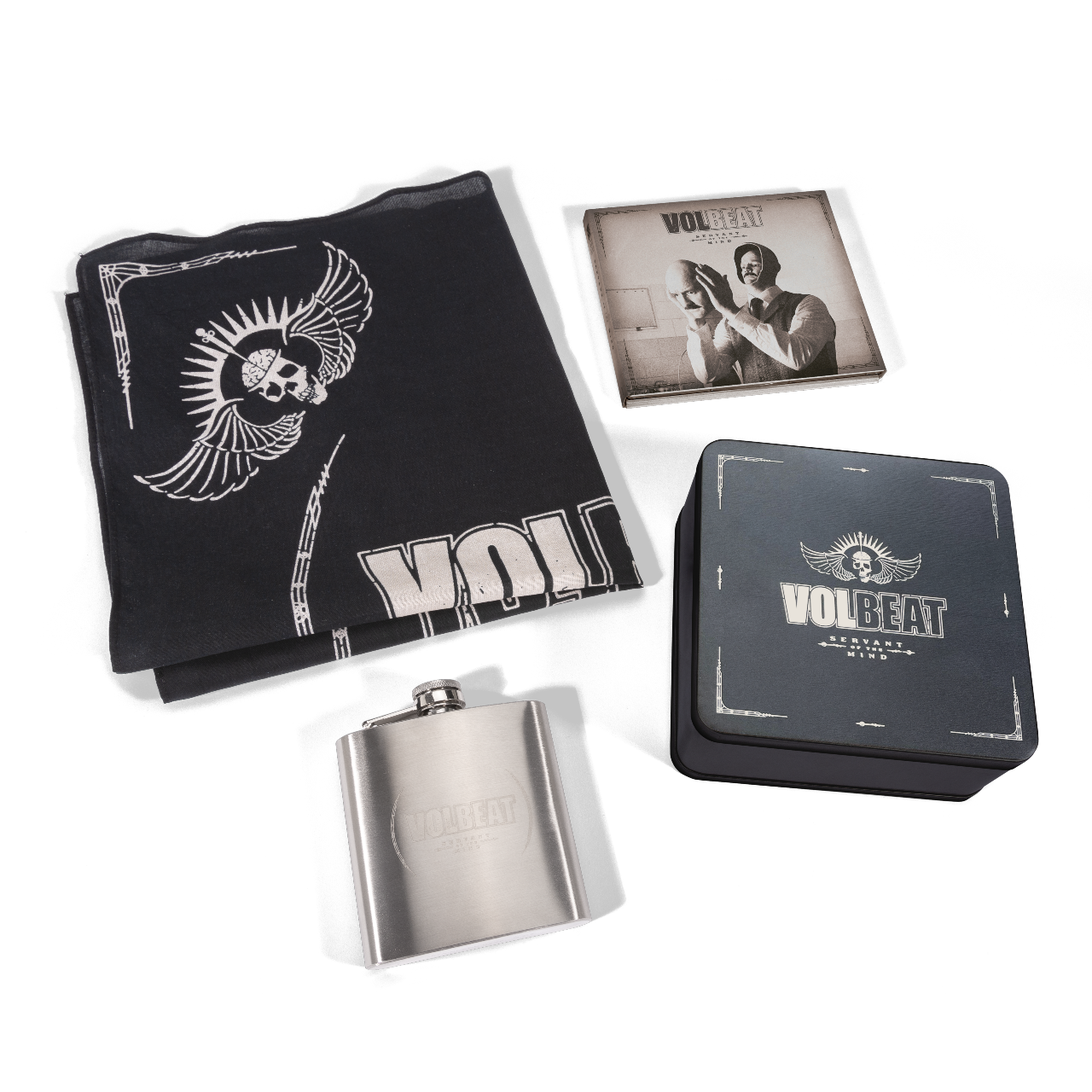 Servant Of The Mind - Box Set + Tarjeta Firmada (Edición Limitada 2CD, Petaca y Bandana)