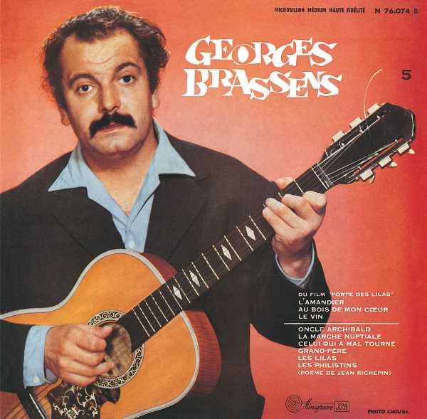 Georges Brassens Et Sa Guitare Accompagné Par Pierre Nicolas - Vinilo 10"