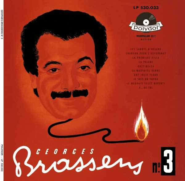Georges Brassens Sa Guitare Et Les Rythmes - Vinilo 10"