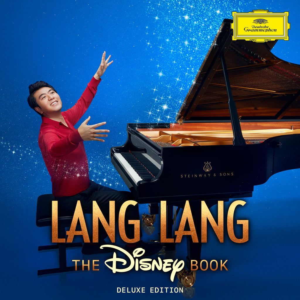 Portada del vinilo rojo The Disney Book de Lang Lang